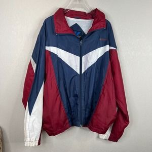 Windbreaker Women's Colorblock Full Zip Windbreaker Jackets Size‎ XL